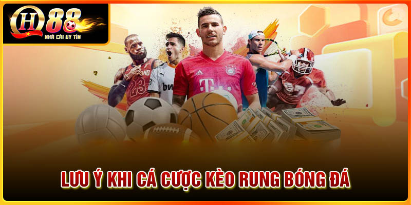 Những lưu ý khi cá cược kèo Rung bóng đá